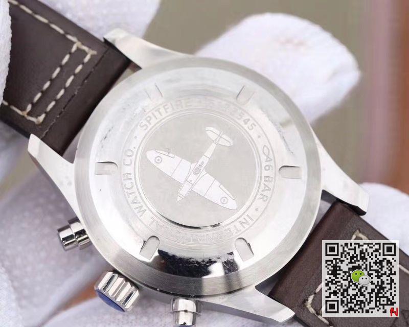 Replica IWC Pilot IW387903 2019 New Spitfire Chronograph ZF Factory 1:1 Best Edition Stainless Steel Case Swiss ETA7750