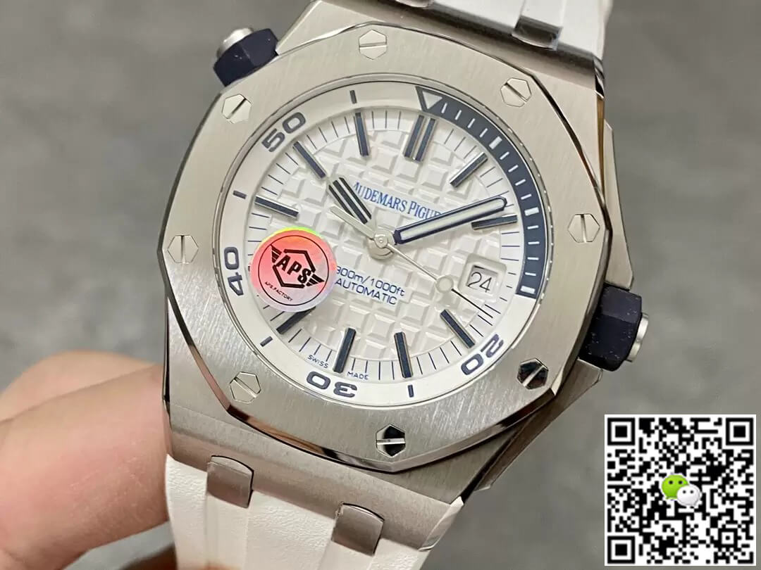 Replica Audemars P1g*et Royal Oak Offshore 15710ST.OO.A010CA.01 1:1 Best Edition APS Factory White Dial