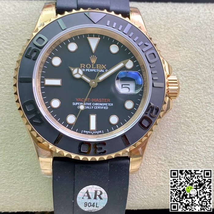 Replica R01ex Yacht Master 116655 1:1 Best Edition AR Factory Black Dial