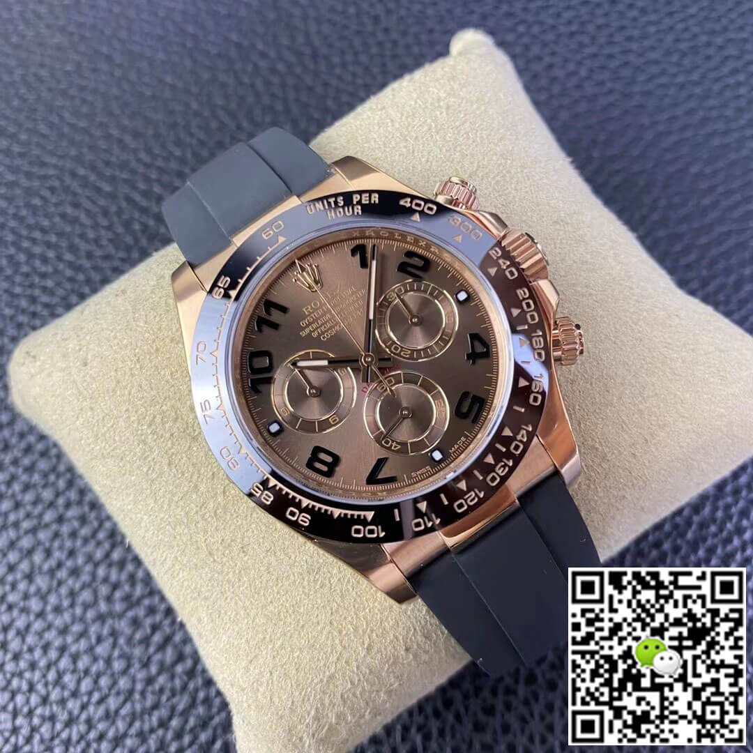 Replica R01ex Cosmograph Daytona M116515LN-0015 1:1 Best Edition Clean Factory V3 Rubber Strap
