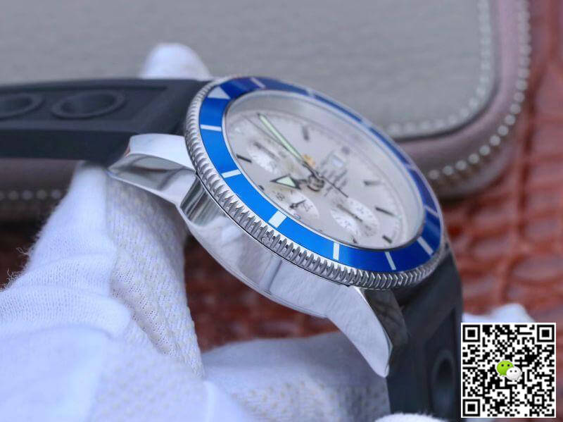 Breitling Replica S*perocean Heritage II A1331217 OM Factory 1:1 Best Edition Swiss ETA7750 White Dial