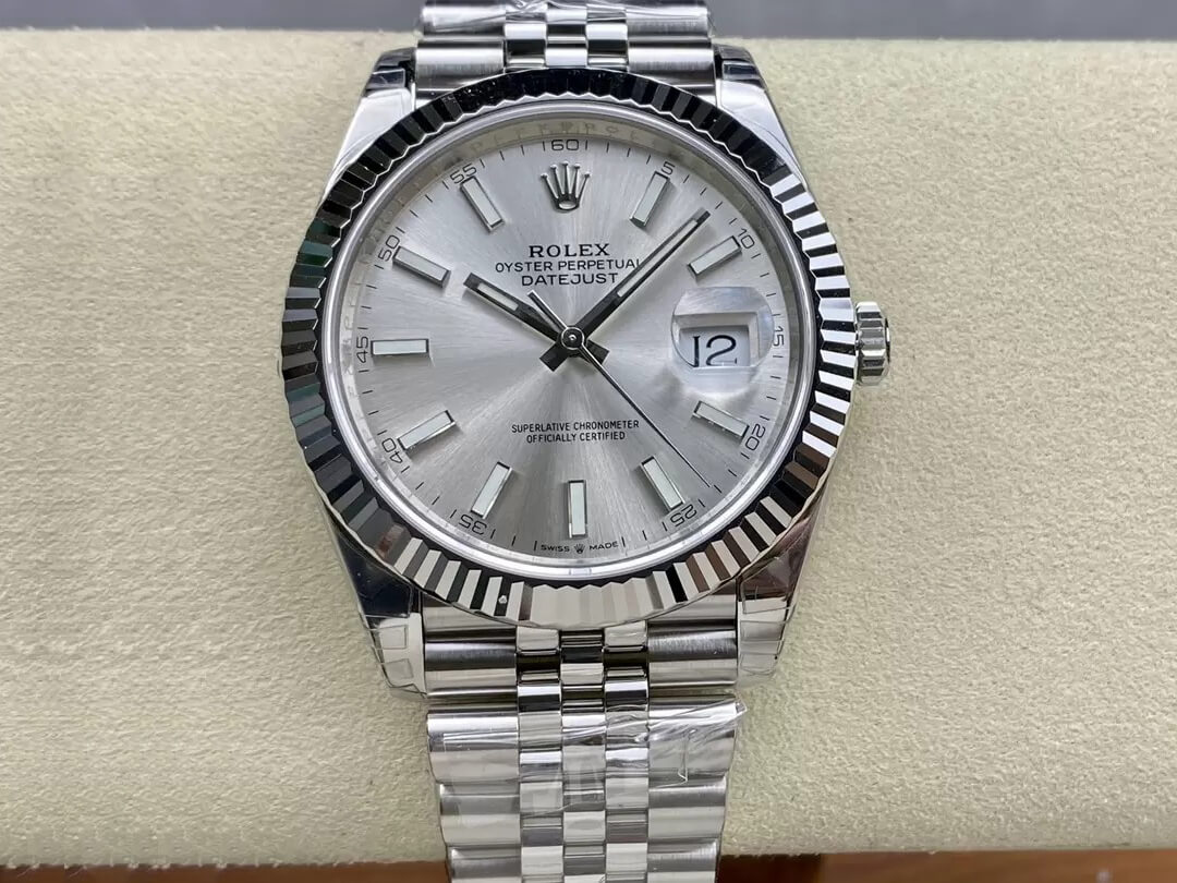 Replica R01ex Datejust M126334-0004 1:1 Best Edition VS Factory Silver Dial