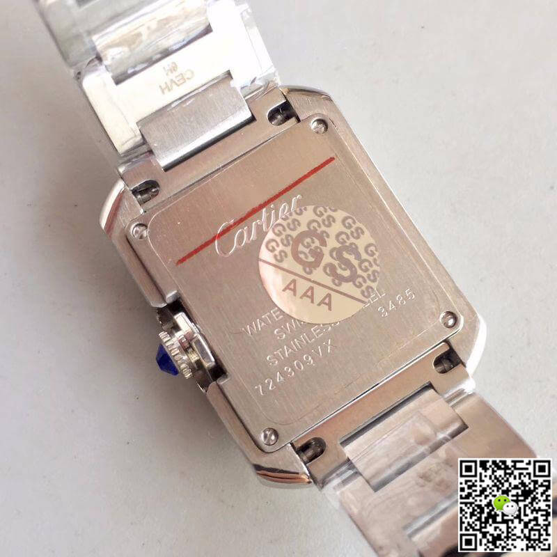 Ca*t1er Replica Tank Anglaise Ladies W5310022 1:1 Best Edition Swiss ETA2688