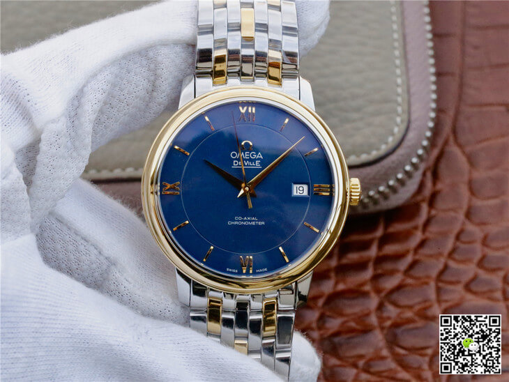 Replica 0me*ga De Ville 424.20.37.20.03.001 1:1 Best Edition TW Factory Yellow Gold