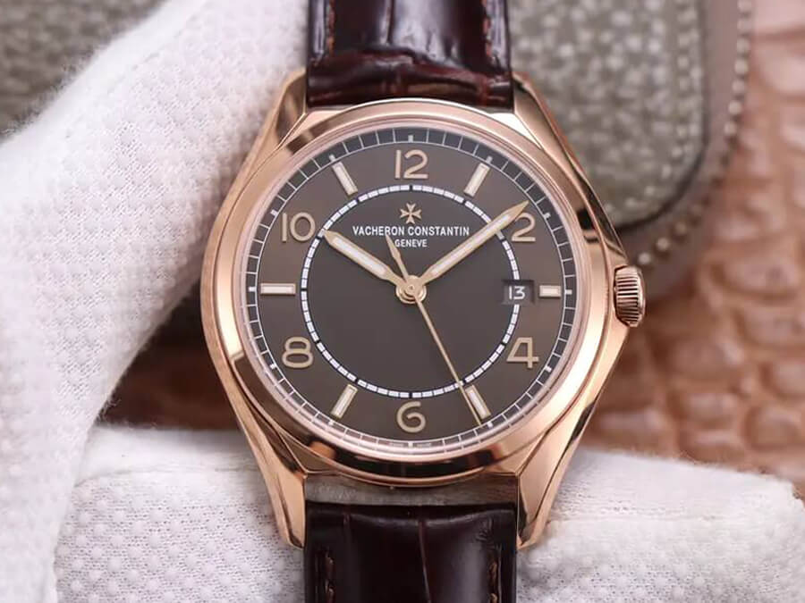 Replica Vacheron C0nstan1n Fiftysix 4600E/000R-B576 1:1 Best Edition ZF Factory Rose Gold