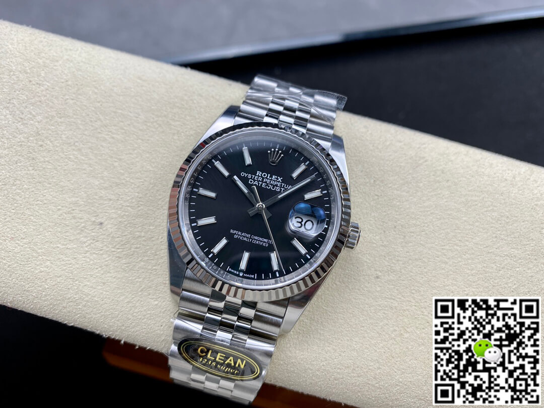 Replica R01ex Datejust M126234-0015 36MM 1:1 Best Edition Clean Factory Black Dial