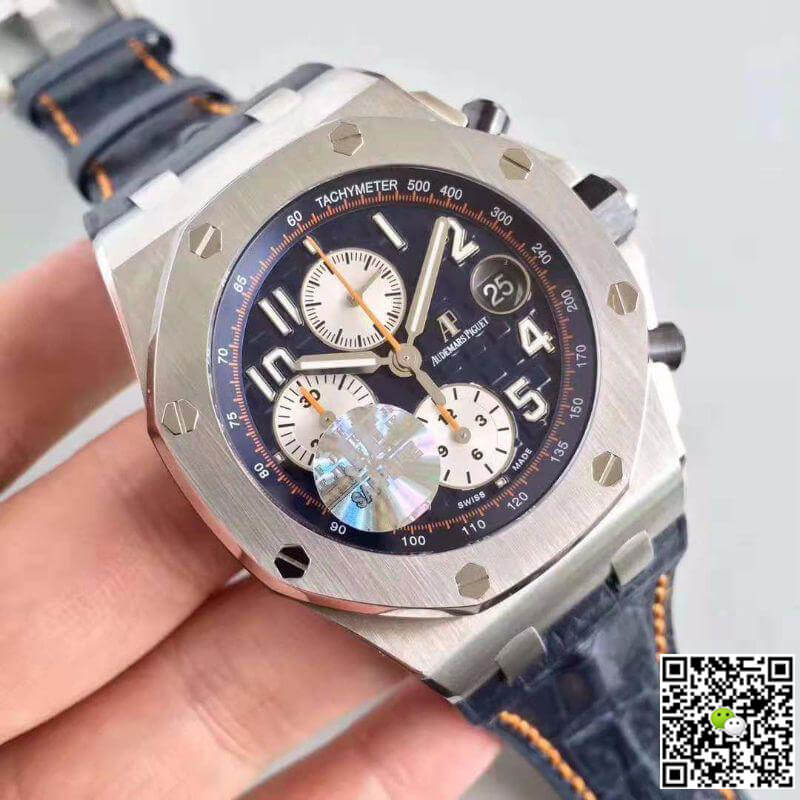 Replica Audemars P1g*et Royal Oak Offshore 26470ST.OO.A027CA.01 JF Factory 1:1 Best Edition Swiss ETA3126 Blue Dial