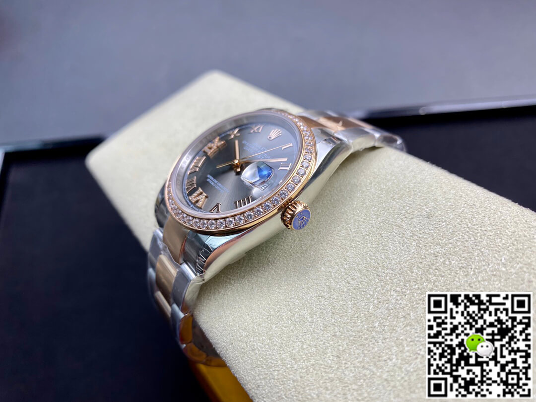 Replica R01ex Datejust M126281RBR-0012 1:1 Best Edition EW Factory Dark Grey Dial