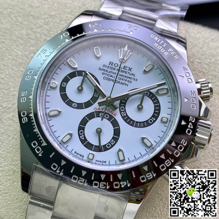 Replica R01ex Cosmograph Daytona M116500LN-0001 1:1 Best Edition Clean Factory White Dial
