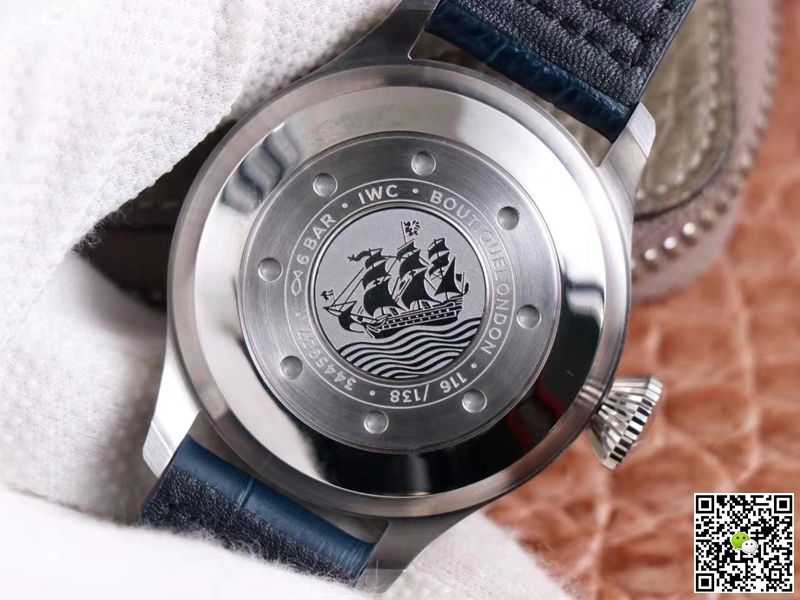 Replica IWC Big Pilot IW501008 1:1 Best Edition ZF Factory Blue Dial Swiss ETA51111