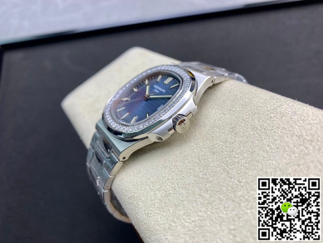 Replica Pat*k Phi1i*pe Nautilus 5713/1G-010 1:1 Best Edition PPF Factory V4 Blue Dial Swiss ETA324