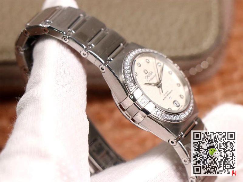 Replica 0me*ga Constellation 131.15.29.20.52.001 1:1 Best Edition 3S Factory V5 Silver D1am0nd Bezel Swiss NH05