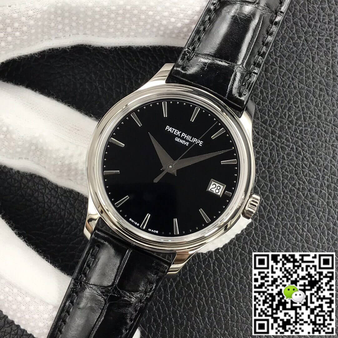 Replica Pat*k Phi1i*pe Calatrava 5227G-010 1:1 Best Edition 3K Factory Black Dial