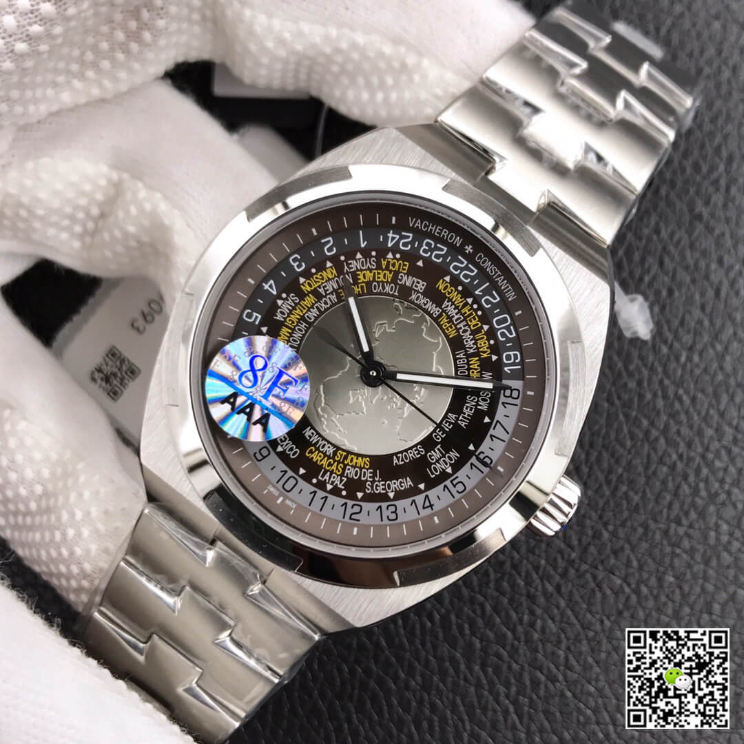 Replica Vacheron C0nstan1n Overseas 7700V/110A-B176 1:1 Best Edition 8F Factory Brown Dial