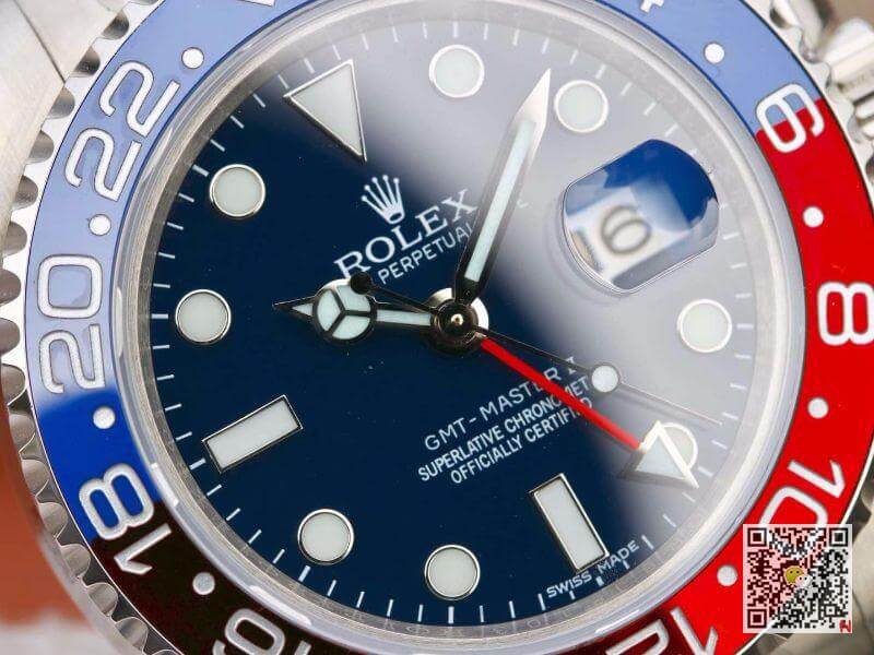 Replica R01ex GMT Master II 126710BLRO EW Factory Mechanical Watches 1:1 Best Edition Swiss ETA 2836