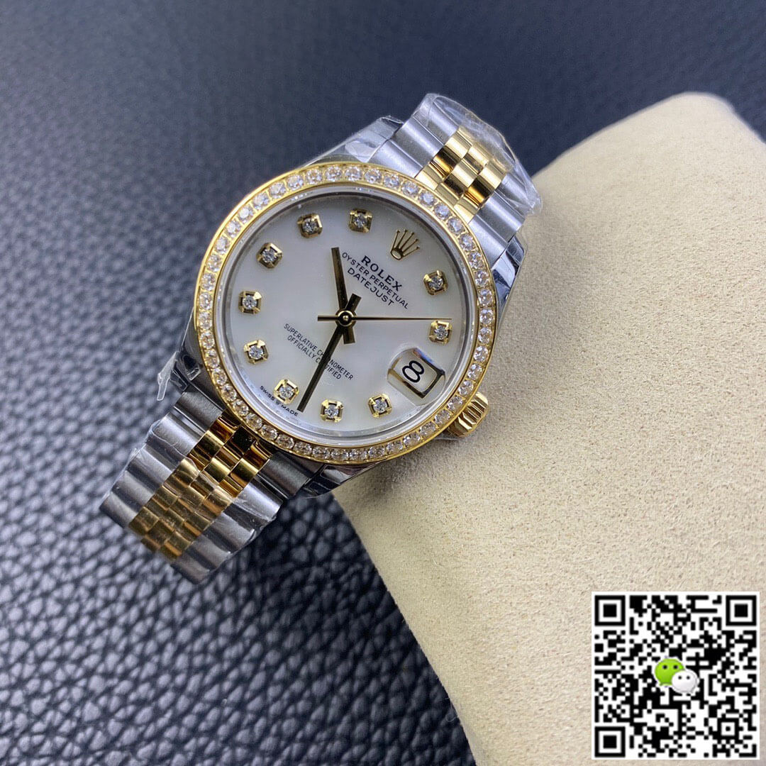 Replica R01ex Datejust M278383RBR-0028 31MM 1:1 Best Edition EW Factory Yellow Gold