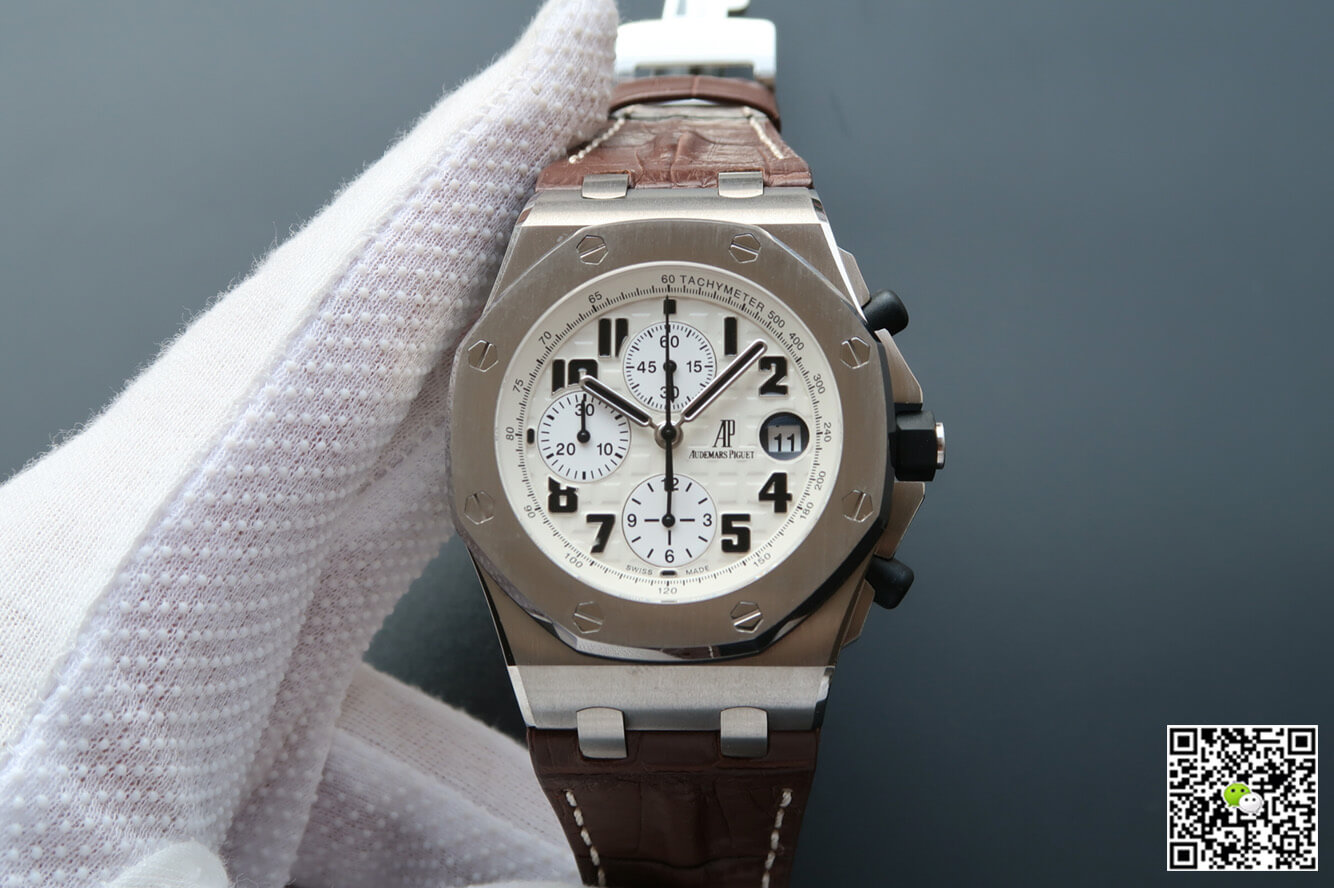Replica Audemars P1g*et Royal Oak Offshore 26170ST.OO.D091CR.01 1:1 Best Edition JF Factory White Dial