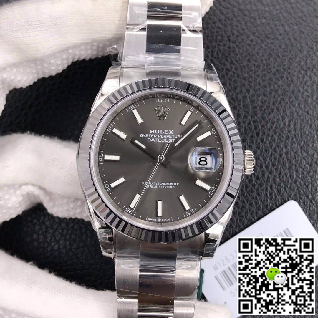 Replica R01ex Datejust M126334-0013 1:1 Best Edition VS Factory Grey Dial