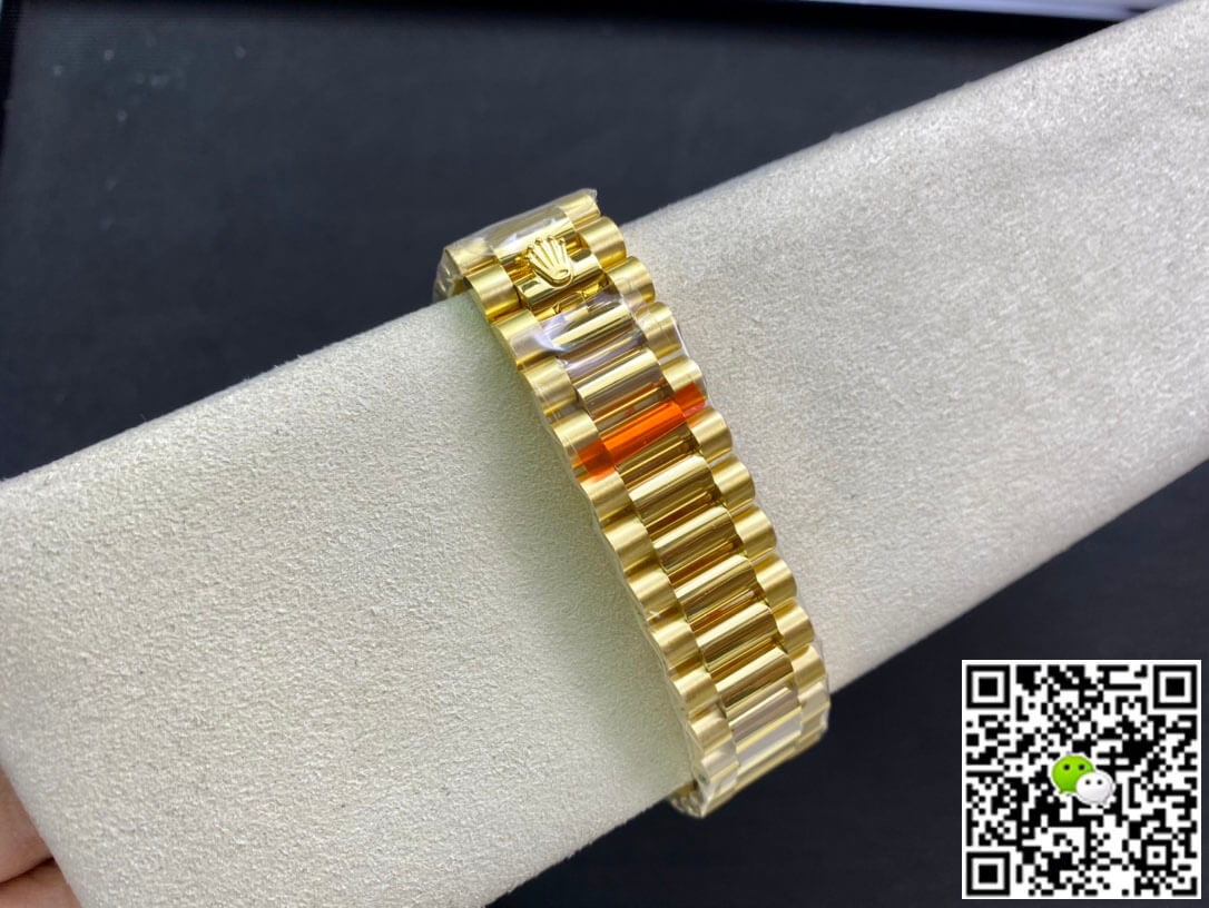 Replica R01ex Day Date M128348RBR-0035 1:1 Best Edition EW Factory Gradient Green Dial