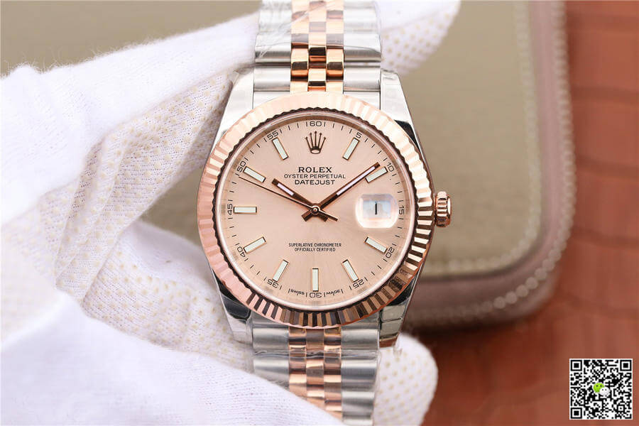 Replica R01ex Datejust M126331-0010 1:1 Best Edition EW Factory Rose Gold