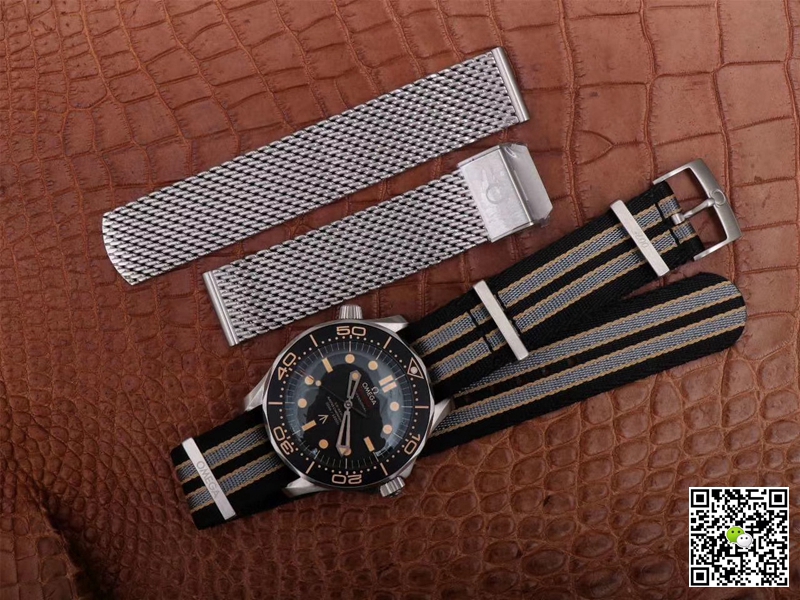 Replica 0me*ga Seamaster 210.92.42.20.01.001 1:1 Best Edition James Bond 007 VS Factory Black Dial Swiss ETA2836-2