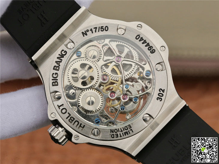 Replica Hublot Big Bang Tourbillon 1:1 Best Edition D1am0nd Black Dial