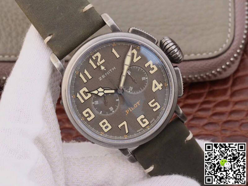 Replica Zenith Heritage Pilot 11.2430.4069/21.C773 XF Factory 1:1 Best Edition Swiss ETA7750