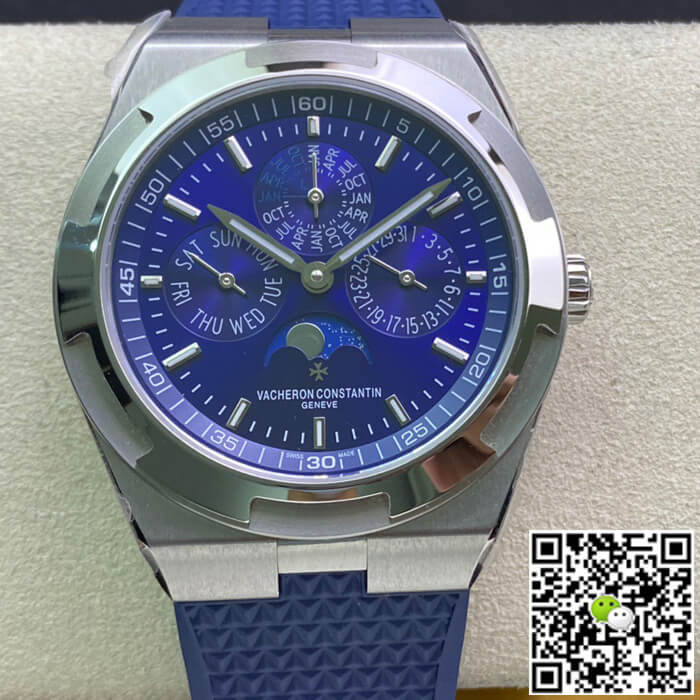 Replica Vacheron C0nstan1n Overseas 4300V/120G-B945 1:1 Best Edition 8F Factory Rubber Strap