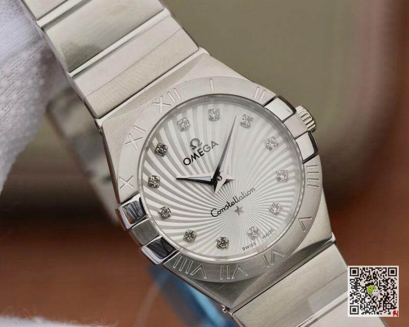 Replica 0me*ga Constellation Quartz Ladies 123.10.27.60.55.001 TW Factory 1:1 Best Edition Swiss Eta Quartz 1376