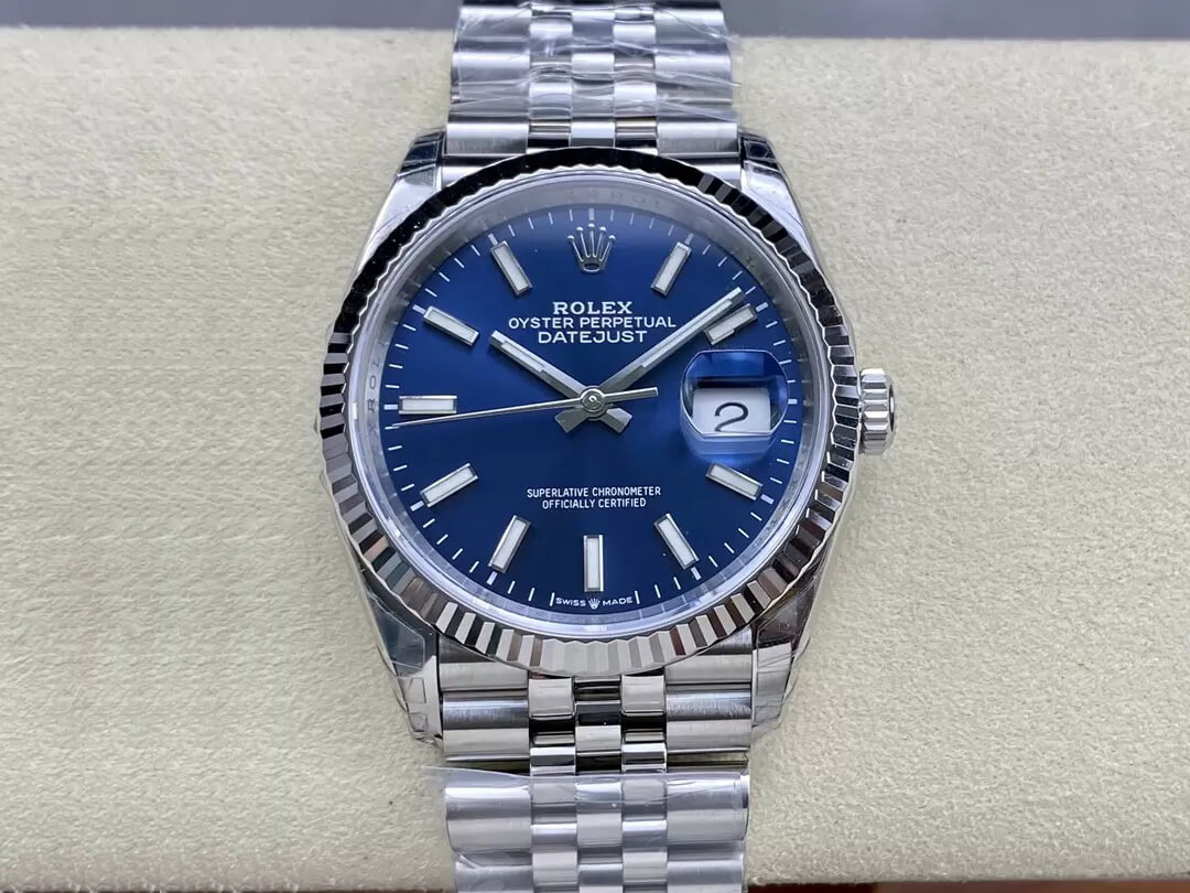 Replica R01ex Datejust M126234-0017 36MM 1:1 Best Edition VS Factory Blue Dial
