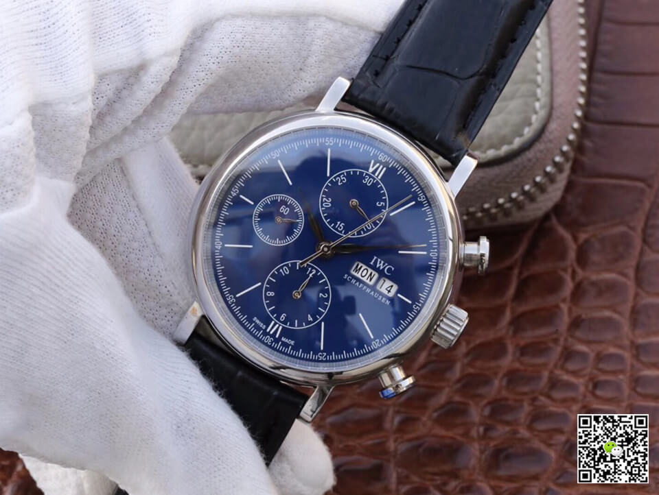 Replica IWC Portofino 150th Anniversary Special Edition IW391023 1:1 Best Edition ZF Factory Blue Dial