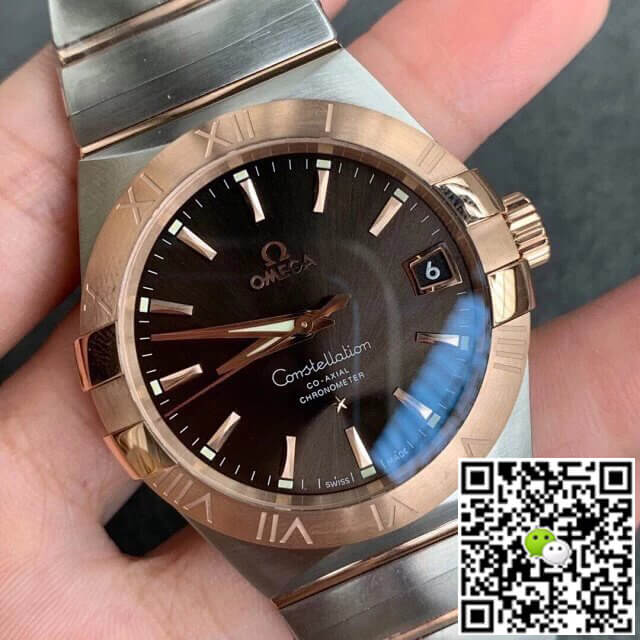 Replica 0me*ga Constellation 123.20.31.20.13.001 1:1 Best Edition VS Factory Dark Brown Dial