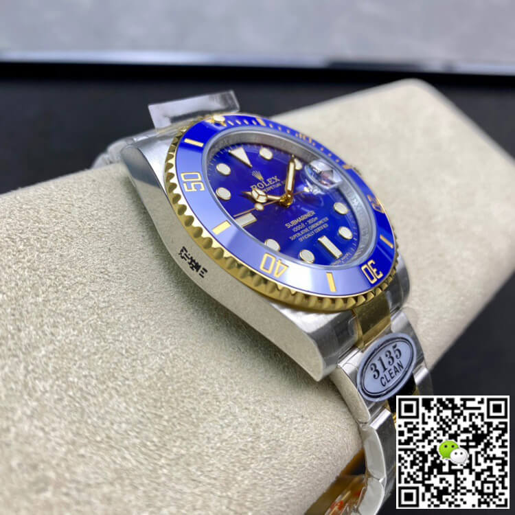 R01ex Submariner Replica 116613LB-97203 1:1 Best Edition Clean Factory V4 Blue Bezel