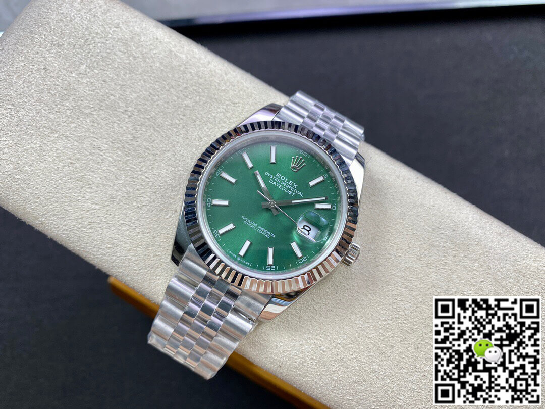 Replica R01ex Datejust M126334-0028 41MM 1:1 Best Edition EW Factory Green Dial