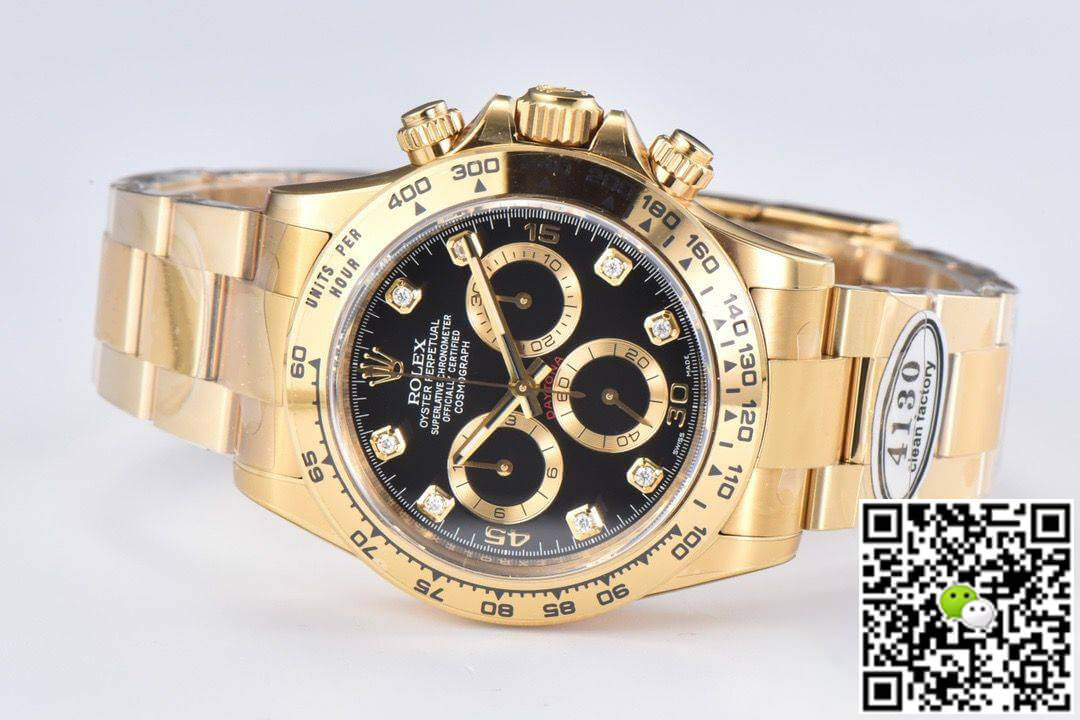 Replica R01ex Cosmograph Daytona M116508-0016 1:1 Best Edition Clean Factory Black Dial
