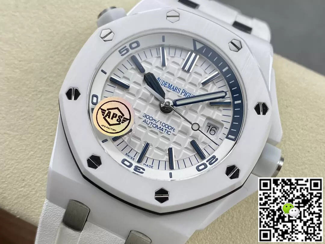 Replica Audemars P1g*et Royal Oak Offshore 15707CB.OO.A010CA.01 1:1 Best Edition APS Factory White Dial