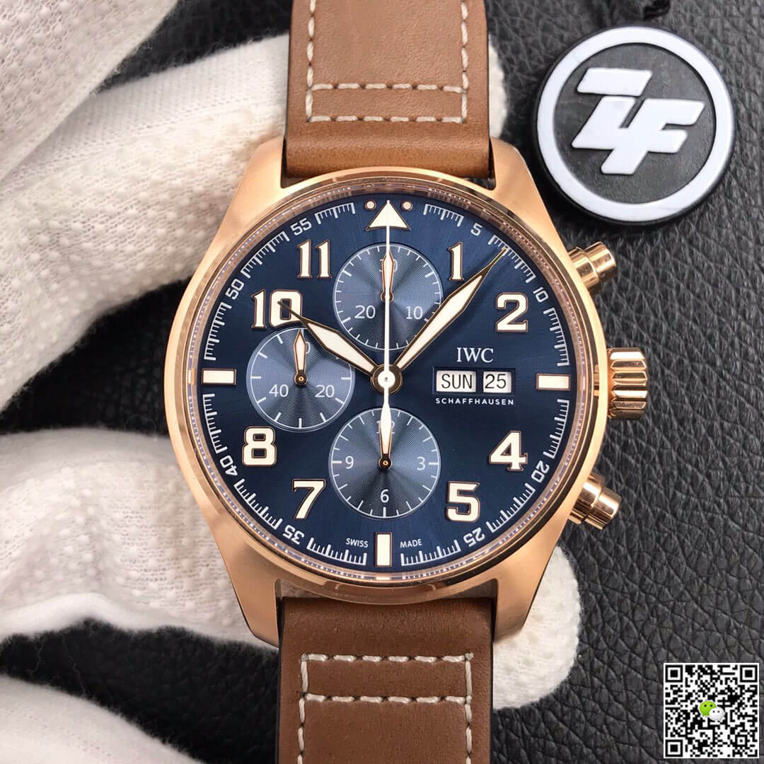 Replica IWC Pilot IW377721 1:1 Best Edition ZF Factory Rose Gold