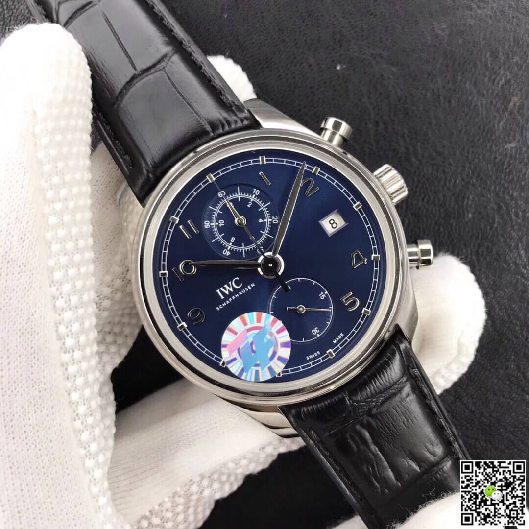 Replica IWC Portugieser IW390303 1:1 Best Edition ZF Factory Blue Dial