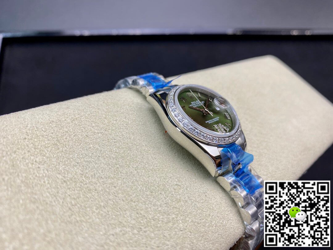 Replica R01ex Datejust 28MM 1:1 Best Edition BP Factory D1am0nd-set Green Dial