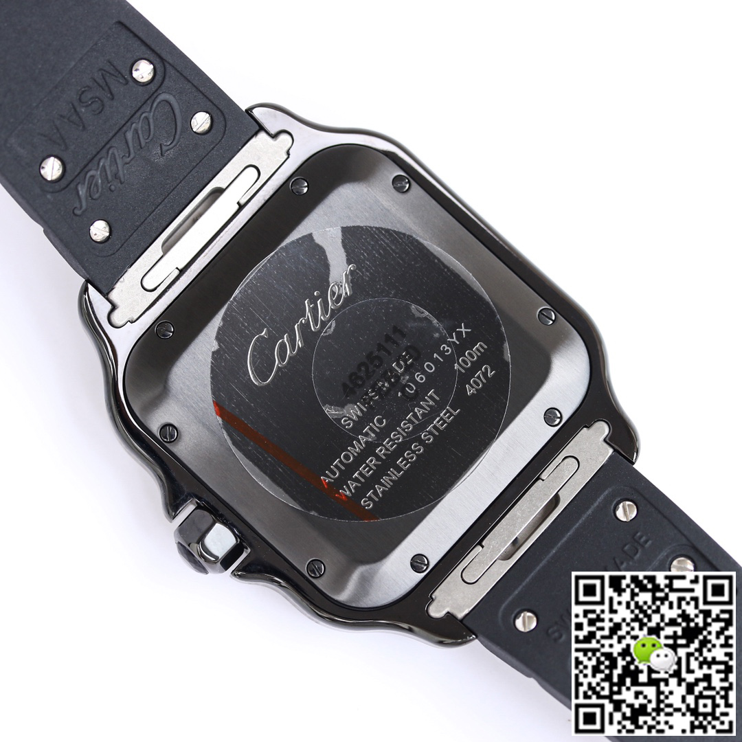 Replica Ca*t1er Santos WSSA0039 1:1 Best Edition GF Factory V2 Rubber Strap