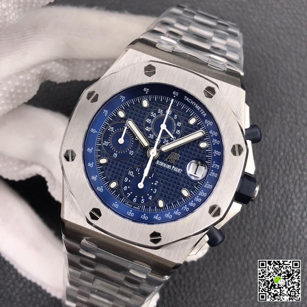 Replica Audemars P1g*et Royal Oak Offshore 26237ST 1:1 Best Edition JF Factory Blue Dial