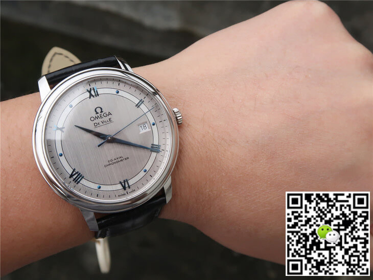 Replica 0me*ga De Ville 424.13.40.20.02.003 1:1 Best Edition MKS Factory Silver Dial