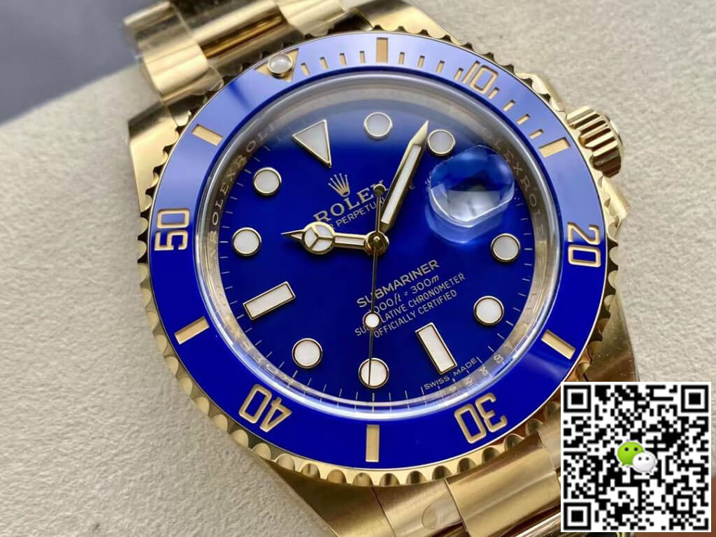 Replica R01ex Submariner M116618LB-0003 1:1 Best Edition Clean Factory Blue Dial
