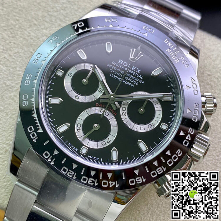 Replica R01ex Cosmograph Daytona M116500LN-0002 1:1 Best Edition Clean Factory Black Dial