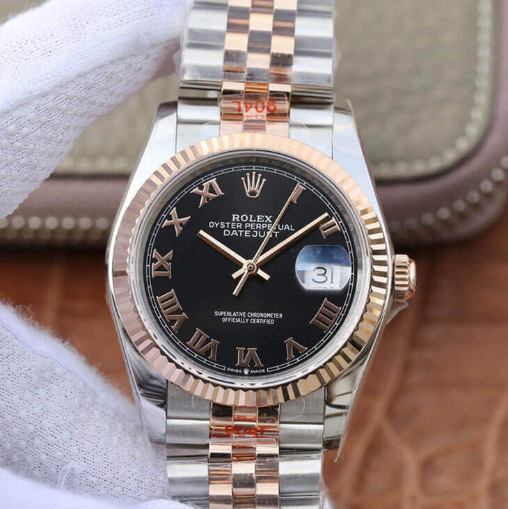 Replica R01ex Datejust 116231 36MM 1:1 Best Edition GM Factory Black Dial