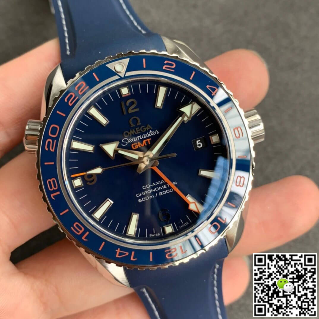 Replica 0me*ga Seamaster 232.32.44.22.03.001 1:1 Best Edition VS Factory Blue Dial
