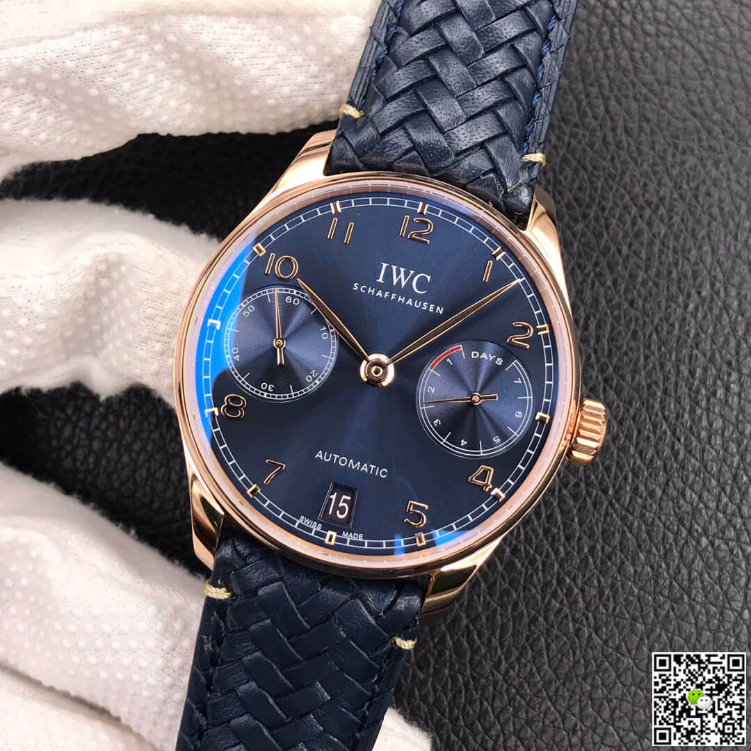 Replica IWC Portugieser IW500713 1:1 Best Edition ZF Factory Blue Dial