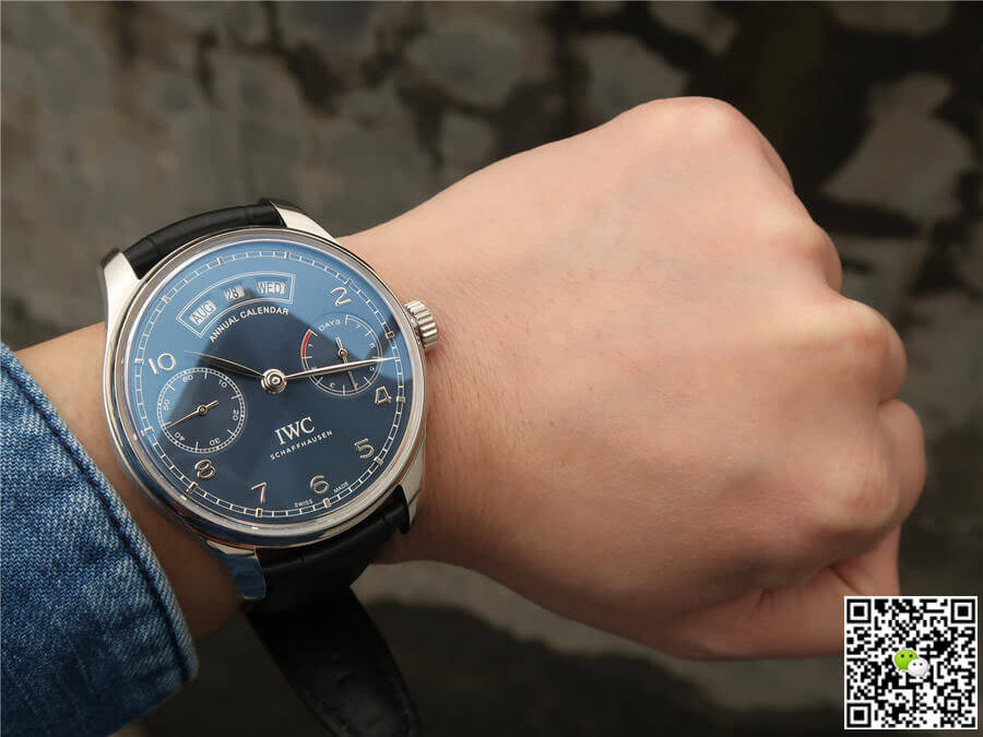 Replica IWC Portugieser IW503502 1:1 Best Edition ZF Factory Blue Dial