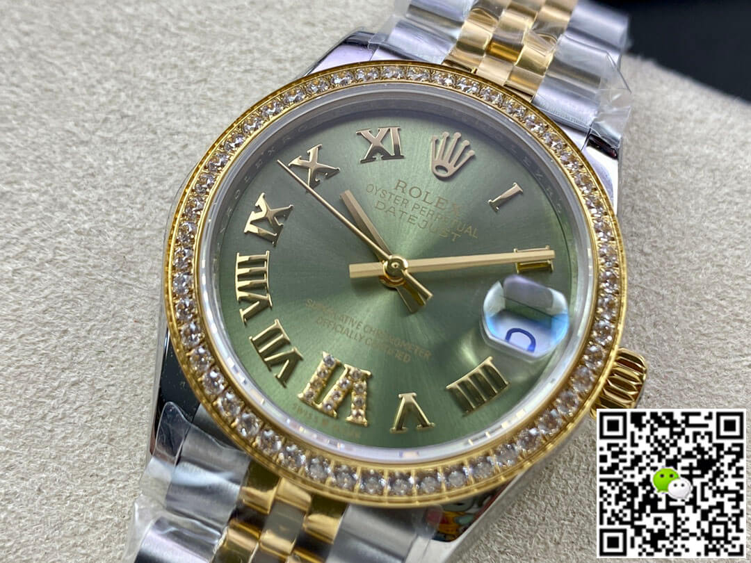 Replica R01ex Datejust M278383RBR-0016 31MM 1:1 Best Edition EW Factory Green Dial