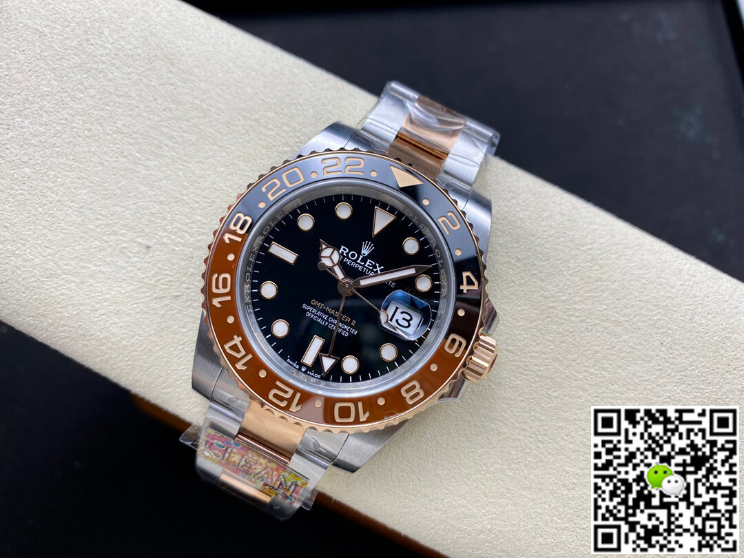 Replica R01ex GMT Master II M126711chnr-0002 1:1 Best Edition Clean Factory Black Dial